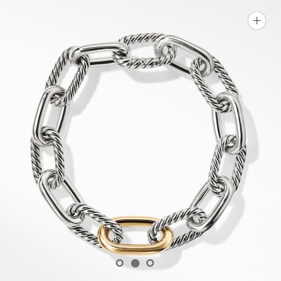 David Yurman Jewelry - Yurman Madison Chain Bracelet Gold Silver Link